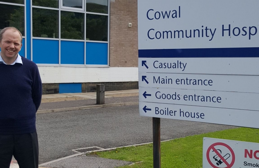 Donald Cameron MSP at Cowal Community Hospital