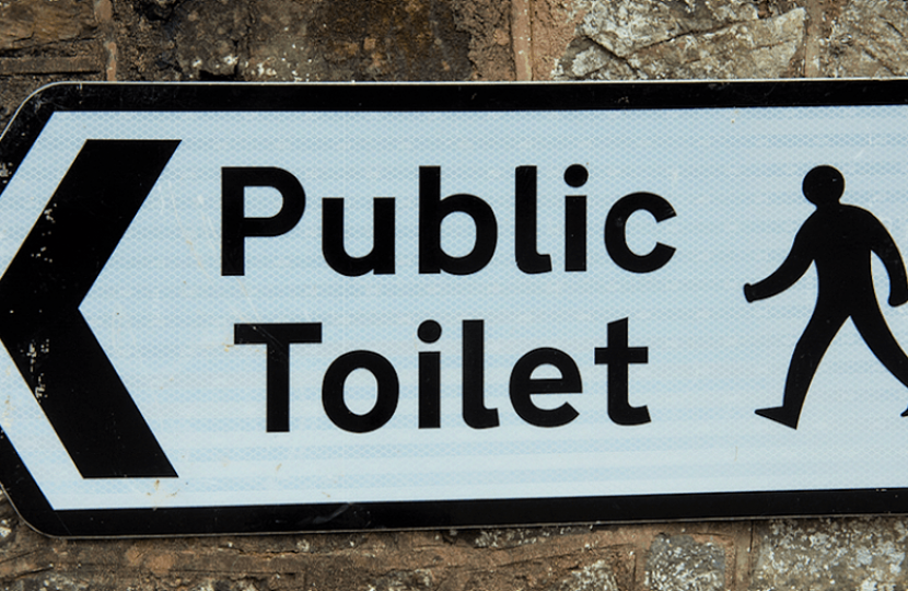 Public Toilet Sign