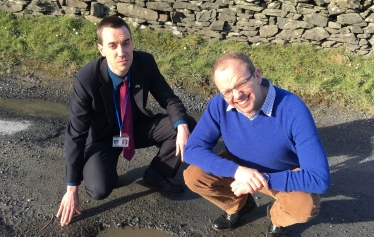 Cllr Alastair Redman with Donald Cameron MSP