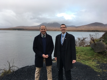 Donald Cameron MSP with Cllr Alastair Redman